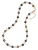 True Rebels Ketting  bruin / zilver