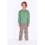B.Nosy rechtvallende sweater met backprint – groen