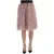 Dolce & Gabbana Roze Goud Franje Metallic Kokerrok A-lijn Dames