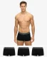 Superdry Mannen Triopak Slips Zwart
