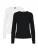 PIECES Shirt ‘PCAmelia’  zwart / wit