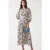 LK Bennett Dr Lois Full Sleeve Dress Cream/blue