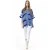 Top met oversized strepen
