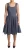Dolce & Gabbana Damesblauw Polka Katoen A-lijn Stretch Jurk