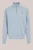 WE Fashion – Heren regular fit trui met rits – Regular fit – Lichtblauw – Katoen –