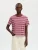 SELECTED Shirt ‘SLFEssential’  bruin / magenta / watermeloen rood / wit