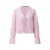 Dames blouse met knoop en volant QS Regular Fit