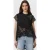 AllSaints Zala Crochet Top Black