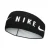 Nike Gebreid Dri-FIT Lichte Headband (Zwart/Wit)