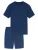 SCHIESSER Pyjama kort ‘Modern Essentials’  donkerblauw