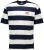 Luctor T-shirt Lars Stripe Blauw heren