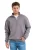 JUSTEVER Regular Fit Heren Sweatshirt met Opstaande Kraag, Halve Ritssluiting en Opstaande Rand, Grijs – Prime