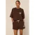 The Lola Club sweatshort Anine donkerbruin