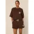 The Lola Club sweatshort Anine donkerbruin