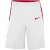 Nike Heren Logo Basketbal Shorts (Wit/rood)