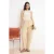 TRENDYOLMİLLA Dames Beige Effen Barrel Hoge taille Jeans