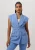 Access Gilet Dames Double-breasted Waistcoat With Belt,