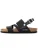 Bayton Sandalen met riem ‘Vitoria’  zwart