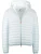 Ijsblauw zomerjas Save the Duck gewatteerd nylon capuchon
