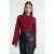 TRENDYOLMİLLA Dames Bordeaux Effen Lang Regular fit Blouses