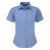Premier Popeline blouse met korte mouwen / Gewoon werkoverhemd (Middenblauw)