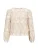 OBJECT Blouse ‘OBJMya’  donkerbeige / wit
