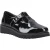 Hush Puppies Florrie T-Bar Meisjes Zwart Leren Schoenen