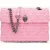Kurt Geiger Schoudertassen Raffia Kensington Bag Roze