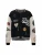 AllSaints Gebreid vest ‘CHASE’  crème / duifblauw / donkerrood / zwart