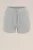 WE Fashion – Dames joggingshort – Regular fit – Lichtgrijs – Katoen –