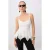 TRENDYOLMİLLA Dames Wit Effen Mouwloos Getailleerd Blouses
