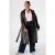 MS Mode Plus Size imitatieleren trenchcoat met ceintuur – donkerbruin