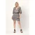 Dante6 D6chia Eyelet Mini Skirt Warm Grey