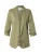 PIECES Blazers ‘PCBOSELLA’  olijfgroen / wit