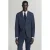 Mango Man viscose slim fit geruit colbert – middenblauw