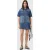 AllSaints Rock Denim Dress Mid Indigo
