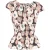 Prada blouse met bloemenprint en plooien in veelkleurige viscose.