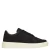 Manfield nubuck sneakers zwart