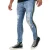 Brave Soul Herenjeans van denim met verweerde look en bandjes (Blauw)
