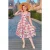 Topvintage exclusive ~ Joliena Floral swing jurk in lila