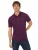 Brax poloshirt paars katoen korte mouw normale fit