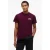 Tommy Jeans slim fit T-shirt met logo – calypso berry