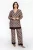 YOEK regular high waist broek paars