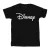 Disney Heren Mickey Mouse Hoofd Logo T-Shirt (Zwart)