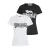 Dames-T-shirt Lonsdale Nash (x2)