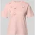 Christian Berg Woman T-shirt met bloemapplicaties