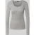 Opus Slim fit shirt met lange mouwen van mix van katoen en modal model ‘Sorana’