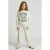 Cars sweater met print – ecru/donkerblauw