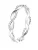 Hey Happiness Ring ‘Double Helix’  zilver