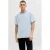 JACK & JONES PREMIUM regular T-shirt en polo lichtblauw – (set van 2)